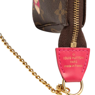 Louis Vuitton Monogram Vivienne Christmas Roller Coaster Mini Pochette Accessoires