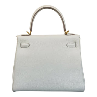 Hermès Kelly 25 Retourne Gris Perle Togo Gold Hardware