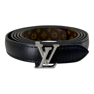 Louis Vuitton LV Initiales Black Slim Belt