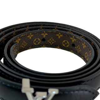Louis Vuitton LV Initiales Black Slim Belt
