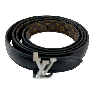 Louis Vuitton LV Initiales Black Slim Belt