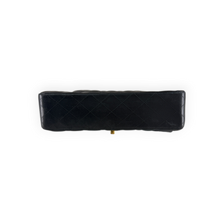 Chanel Black Medium Quilted Lambskin Classic Double Flap Bag GHW