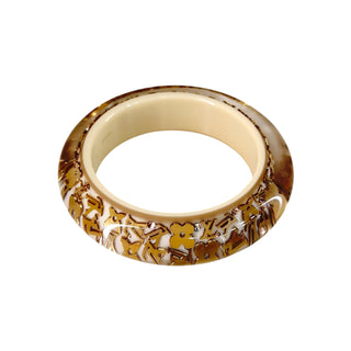 Louis Vuitton Inclusion Monogram Bangle Bracelet Beige