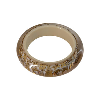 Louis Vuitton Inclusion Monogram Bangle Bracelet Beige