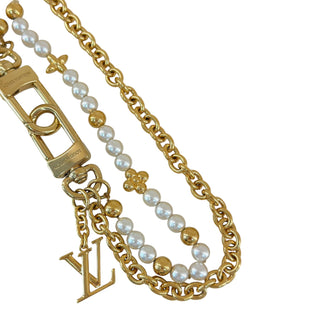 Louis Vuitton Pearl & Chain Bag Charm