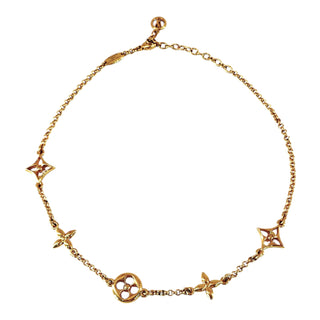 Louis Vuitton Monogram Flower Choker Necklace