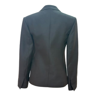 Celine by Phoebe Philo Pearl Button Double-Breasted Blazer Black