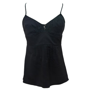 Chanel Black Silk Camisole Top