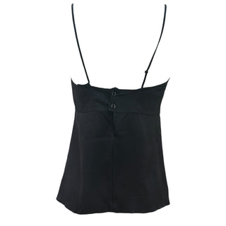 Chanel Black Silk Camisole Top