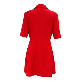 Christian Dior Red Wool Blazer Dress