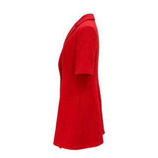 Christian Dior Red Wool Blazer Dress