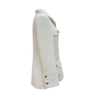 Chanel Half Black Half White Tweed Jacket