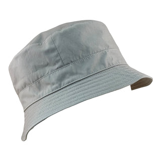 Hermès Canvas Bucket Hat with Leather Zip Detail
