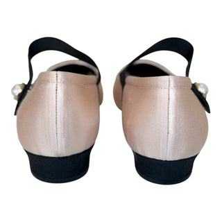 Chanel Pearl Mary Jane Ballet Flats