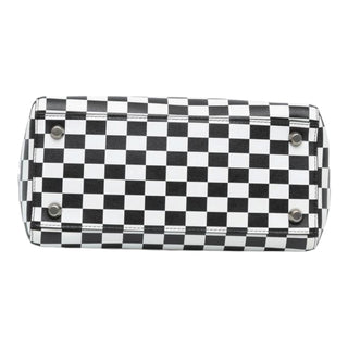 Christian Dior Medium Lady Dior Checkered Calfskin Satchel 2017