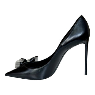 Yves Saint Laurent Crystal Bow Pumps