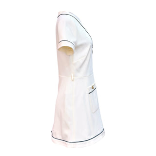 Gucci White Wrap Mini Dress