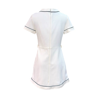 Gucci White Wrap Mini Dress