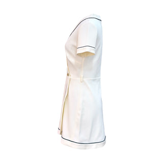 Gucci White Wrap Mini Dress
