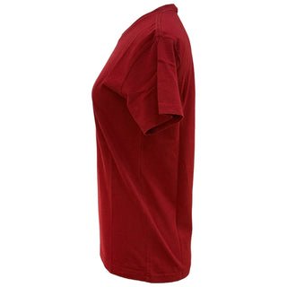 Balenciaga Red BB Laurel Logo T-Shirt Cotton Crew Neck