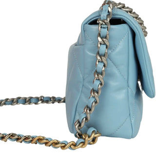 Chanel 19 Light Blue Small Flap Bag
