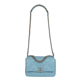 Chanel 19 Light Blue Small Flap Bag