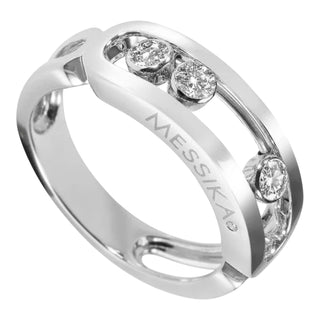 Messika Move Uno Diamond Ring in White Gold