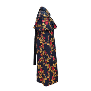 Gucci Spring 2017 Silk Brocade Floral Evening Coat