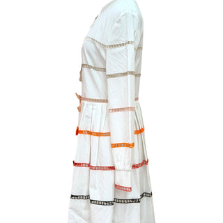 Fendi White Poplin Gradient Bow Dress – SS17 Runway Piece