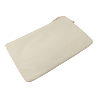 Title: Chanel 22 Large White Quilted Leather Tote Bag with Gold Chain Strap & Pouch