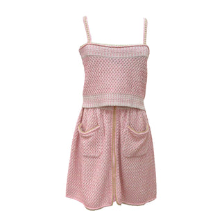 Chanel Pink Silk Knit Co-Ord Set – SS17 Data Center Collection