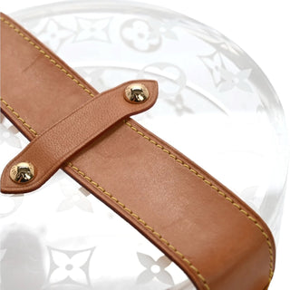 Louis Vuitton Transparent Monogram Resin Cuff Bracelet with Gold S-Lock Hardware