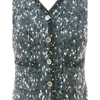 Chanel Speckled Tweed Sleeveless Vest