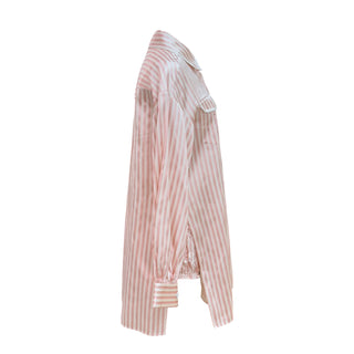 Fendi Pink Striped Silk Shirt Co-Ord Set – SS17 Runway Collection