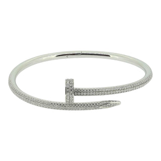 Cartier Juste un Clou White Gold and Diamond Bracelet