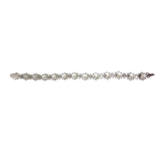 Lab-Grown Diamond Floral Cluster Bracelet