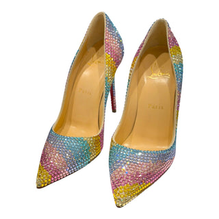 Christian Louboutin So Kate 100 Rainbow Strass Pumps