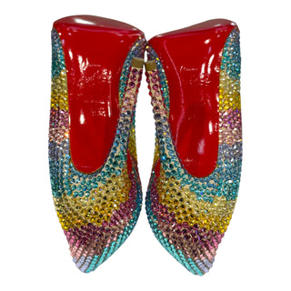 Christian Louboutin So Kate 100 Rainbow Strass Pumps
