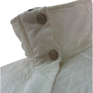 Chanel White Quilted Jacket with CC Logo Buttons