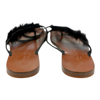 Christian Dior Ethnie Feather Thong Sandals
