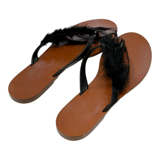 Christian Dior Ethnie Feather Thong Sandals
