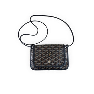 Goyard Black Goyardine Plumet Pouch-Wallet Crossbody Bag