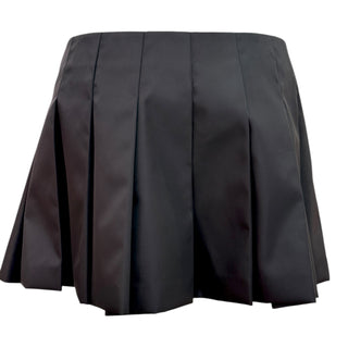 Prada Black Re-Nylon Pleated Mini Skirt