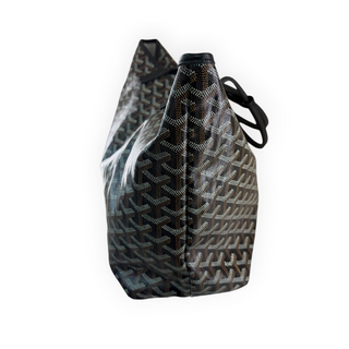 Goyard Black Saint Louis PM Goyardine Tote Bag