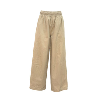 Prada Beige Cotton Cropped Jacket & Wide-Leg Trouser Co-Ord Set