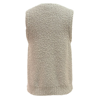 Christian Dior Beige Twinset Blend Bouclé Knit Set