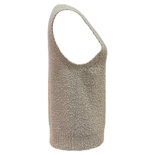 Christian Dior Beige Twinset Blend Bouclé Knit Set