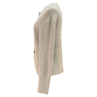 Christian Dior Beige Twinset Blend Bouclé Knit Set