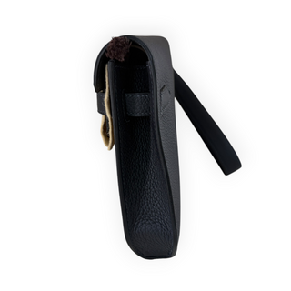 Hermès Caban Togo Kelly Dépêches 25 Pouch PHW