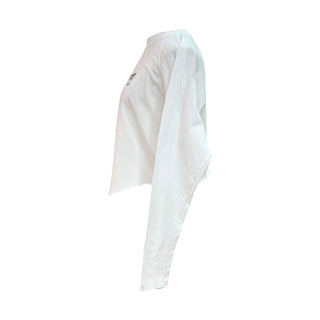 Miu Miu Club White Long Sleeve Logo T-Shirt